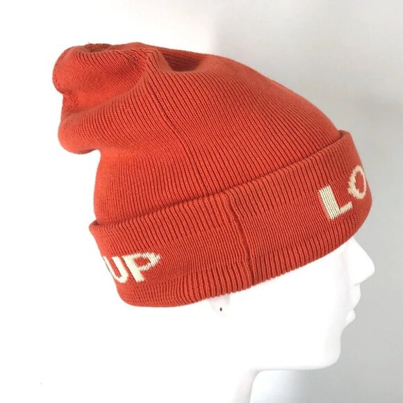 Auth LOUIS VUITTON LVCUP Louis Vuitton Cup beanie knit cap Knit hat Red/White - Picture 12 of 14